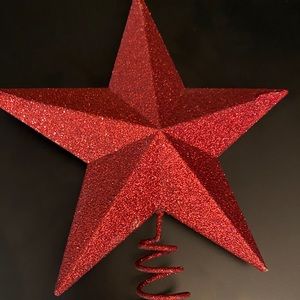 Christmas Tree Topper - Red Star